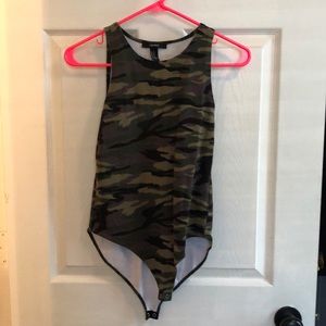 Forever 21 Camo Bodysuit
